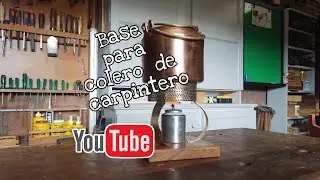 Base para colero de carpintero - hide glue pot