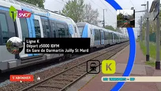 Ligne K - D&eacute;part z5000 IDFM , En Gare de Darmartin Juilly St Mard