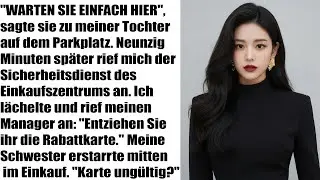 Meine Schwester ließ mein Kind im Auto zurück – jetzt braucht sie mich