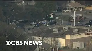 Authorities search for suspect after 3 police officers shot in Houston