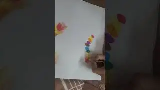 crayon or oil paster color drawing
