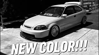 I WRAPPED MY 1996 HONDA CIVIC!!! (NEW COLOR!!)