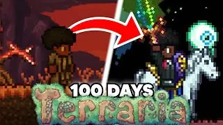 I Spent 100 Days in Terraria's DON'T DIG UP SEED...