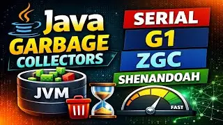 Java Garbage Collectors Explained | Serial, Parallel, G1, ZGC & Shenandoah