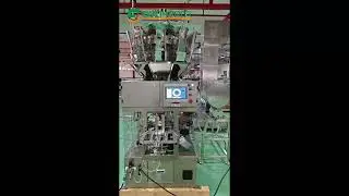Full automatic snack pre made bag packing machine | Multi heads weigher with pre-made bag packing
