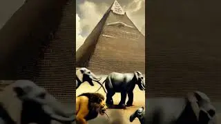 Monsters destroy one of the pyramids and the pharaohs attack and eliminate the monsters