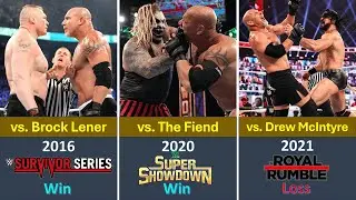 All Goldberg WWE Matches (2016&ndash;2025)