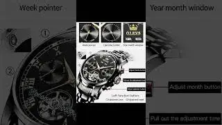 OLEVS Automatic Watch Men's Wrist Watches Self-Wind Mechanical Watches #shortsvideo #shorts