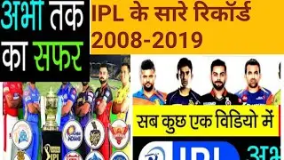 20 IPL records 2008-2019 l IPL के  २० टॉप रिकॉर्ड्स । #iplrecords #cricketmedia