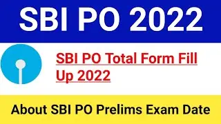 SBI PO Total Form Fill Up Data 2022|SBI PO Last Date Form Fill Up 2022|##sbipo