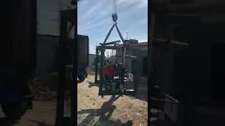 Отгрузка пилорамы дисковой Ц2УБС-2 в 20 фут контейнер в г.Братск