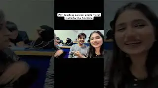 Teaching my non-sindhi friend sindhi😂 #foryou #shortvideo #comedy #funny #trend #sindhi #shorts