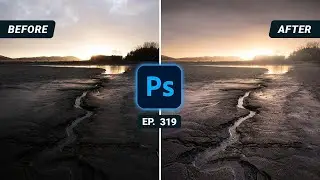 Dramatic GOLDEN HOUR Light with Photoshop | QE #319