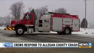 1 dead, 4 injured in Allegan County crash on Thanksgiving