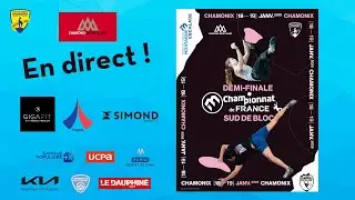Finales U20 - Championnat de France de Bloc 2025 - 1/2 finales sud - Chamonix