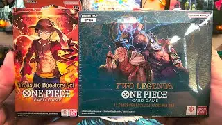 OP-08 Two Legends Booster Box  Break AND Treasure Boosters Set!  - One Piece Card Game