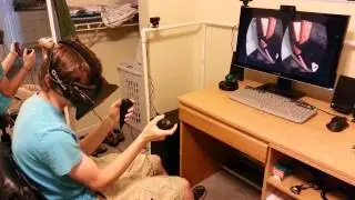 Oculus Rift + Razer Hydra + Sixense Tuscany demo