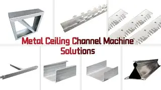 KINGREAL False Ceiling Channel System Solution | Stud And Track Making Machine, LGS Making Machine
