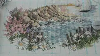 Dimensions 35068 Рассвет нового дня Dawn Of A New Day  50% готово