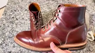 Grant Stone Diesel Boot Garnet Shell Cordovan