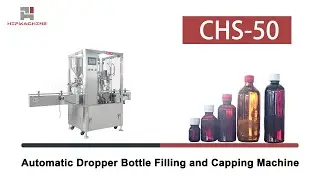 Automatic Dropper Bottle Filling and Capping Machine CHS-50