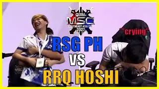 E2MAX crying | RSG PH will face RRQ Hoshi in the GRANDFINALS