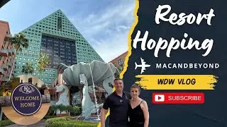 Walt Disney World Vlog - Exploring Swan & Dolphin and then hopping to Coronado Springs for the views