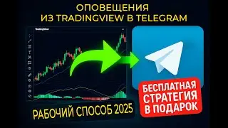 Алерты оповещения из TradingView в Telegram 2025: Единственный рабочий способ + стратегия в ПОДАРОК