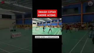 SEMIFINAL TARKAM VVIP GENDONGAN GOR SOVO ARENA CILINCING JAKUT #badmintonsmash #badminton #smash