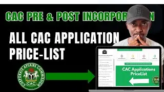 All CAC Registration Prices In Pre and Post Incorporation Portal  CAC Business Registration