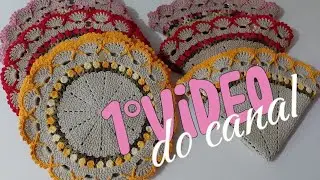 #coleções 3 kits de mesa posta #crochê #artesanato #mesaposta 