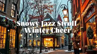 Snowy Jazz Stroll: Festive Lo-Fi Beats for Winter Relaxation & Cheer ❄️🎷