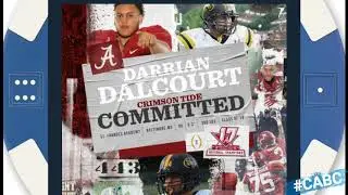 Alabama back atop the recruiting rankings with Darrian Dalcourt commitment