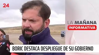 Presidente Boric destaca despliegue 