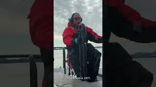 Firefighters break up ice along the Potomac River
