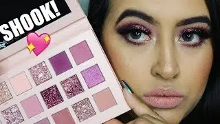 ТЕСТИРОВАНИЕ ПАЛЕТКИ NUDE ОТ HUDA BEAUTY! | НОВЫЕ ТЕНИ HUDA BEAUTY | ПАЛЕТКИ С БЛЕСКАМИ