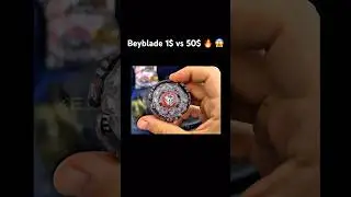 A 1$ Beyblade vs 50$ Beyblade Who is the best? #beyblade #beybladeburstanime #beybladeburst