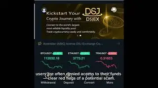 DSJ EXCHANGE SCAM - How to withdraw 