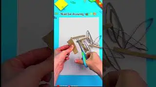🎨 WOW Tube DRAWING! 🧻 Easy Art Trick for KIDS to Try ✏️ #shorts #kidsFun #cartoon #viral #youtube