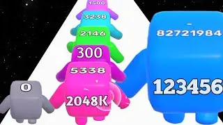 Level Up Numbers vs Roof Rails - ASMR Gameplay (Max Level, Math Games) New Update