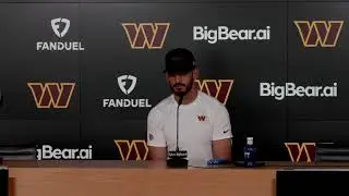 QB Marcus Mariota Speaks to the Media After Practice | Washington Commanders