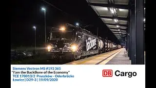 [DB Cargo] 193-365 | TCE 170013/2 Pruszk&oacute;w - Oderbr&uuml;cke | Łowicz 19/09/2020