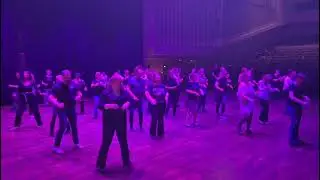 Joe's Cotton Eyes  --  Line Dance Demonstration with Maggie Gallagher in Finland