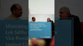 Mimicking Video Row: Lok Sabha Speaker Visits Vice President Jagdeep Dhankhar