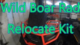 Installed a Wild Boar Radiator Relocation Kit on the Arctic Cat/Tracker/Textron Alterra 700