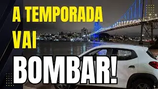 Uber na temporada em Floripa: VAI BOMBAR!! | #uber #99pop #floripa #motoristaturista 