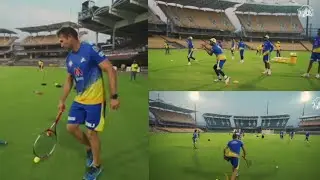 IPL 2021: Csk Team Practice Session in Chennai Cricket Stadium