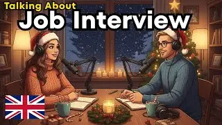 How to Talk About Your Job Interview English Conversation 💼 | Beginner Listening Practice