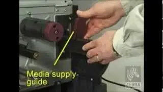 How to Load Ribbon and Media in a Zebra ZM4 Printer