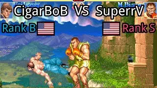 Super Street Fighter II X: Grand Master Challenge: CigarBoB (US, Rank B)  vs SuperrV (US, Rank S)